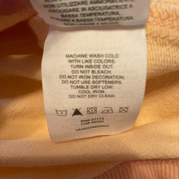 Fila Long Sleeve Crew Neck Sweatshirt with Pockets Orange XL Extra Large… - Picture 8 of 8